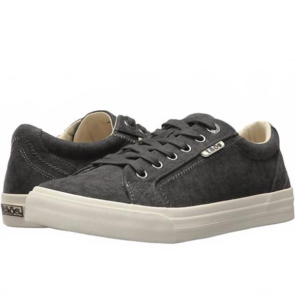 NEW TAOS women's plim soul sneaker in charcoal wash - Picture 1 of 4